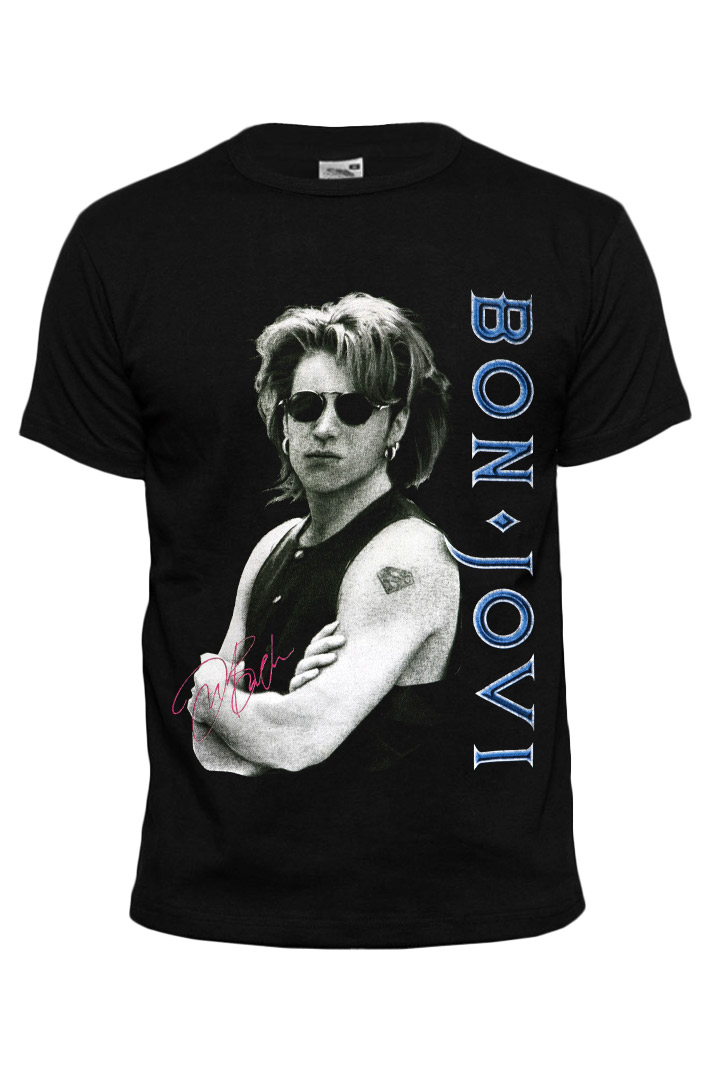 Футболка Hot Rock Bon Jovi - фото 1 - rockbunker.ru