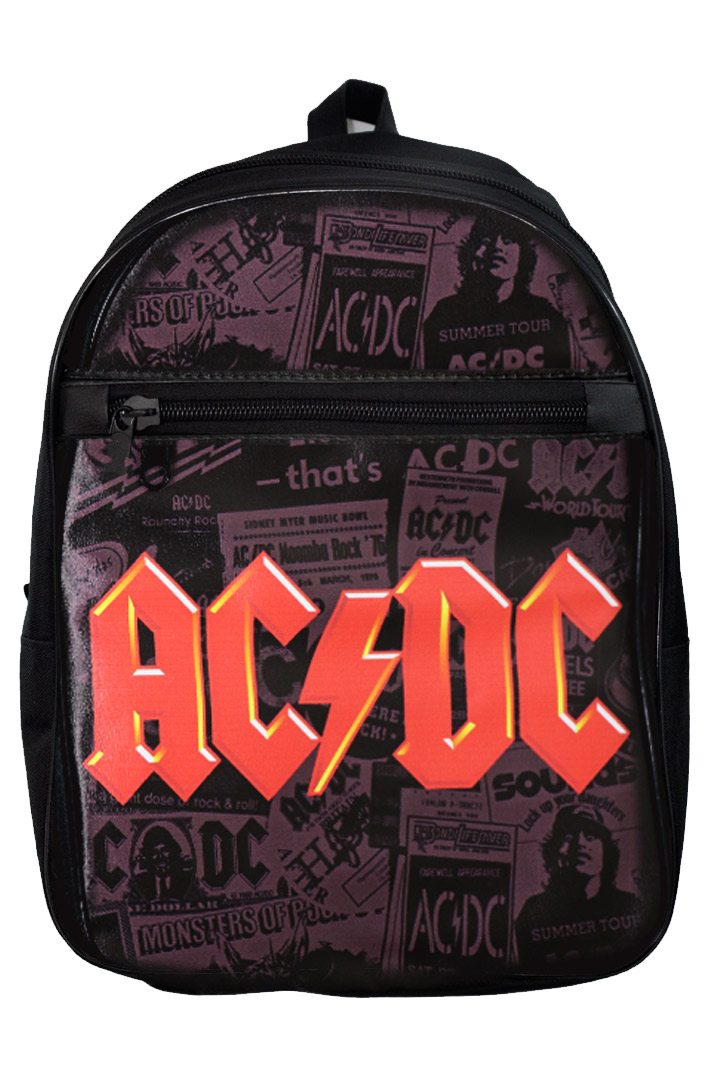 Рюкзак AC DC из кожзаменителя - фото 1 - rockbunker.ru