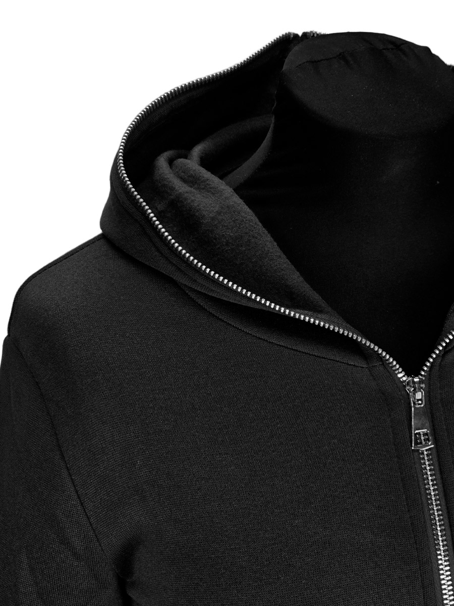 Мантия черная с молнией - фото 2 - rockbunker.ru