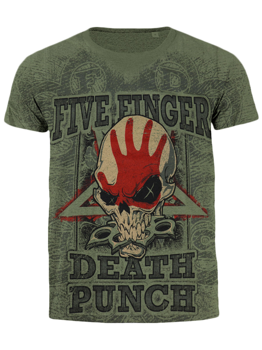 Футболка Five Finger Death Punch - фото 1 - rockbunker.ru