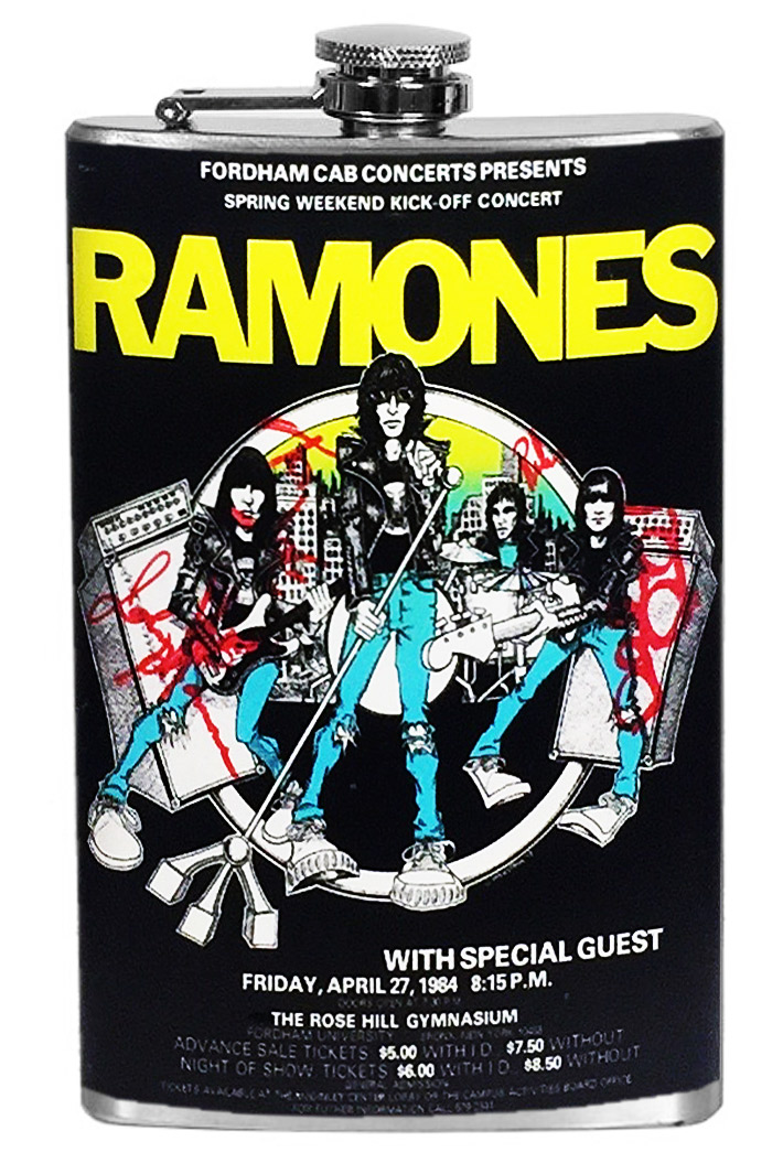 Фляга Ramones 9oz - фото 1 - rockbunker.ru