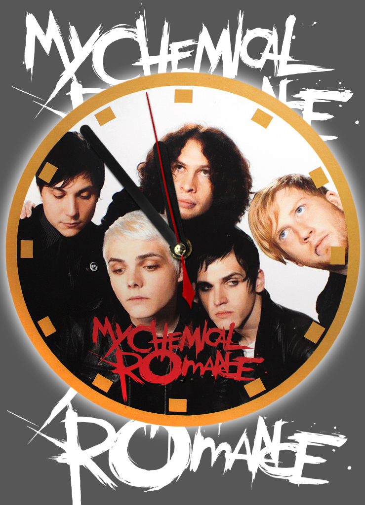 Часы настенные RockMerch My Chemical Romance - фото 1 - rockbunker.ru