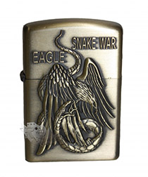 Зажигалка бензиновая JianTai Snake war eagle - фото 1 - rockbunker.ru