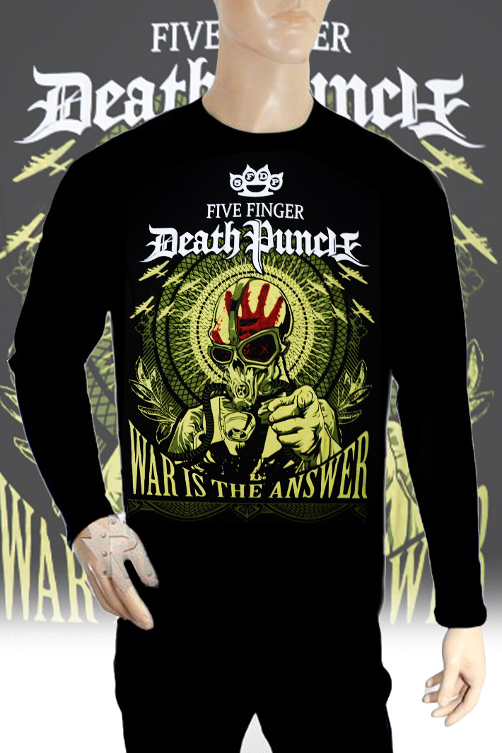 Лонгслив Five Finger Death Punch - фото 1 - rockbunker.ru