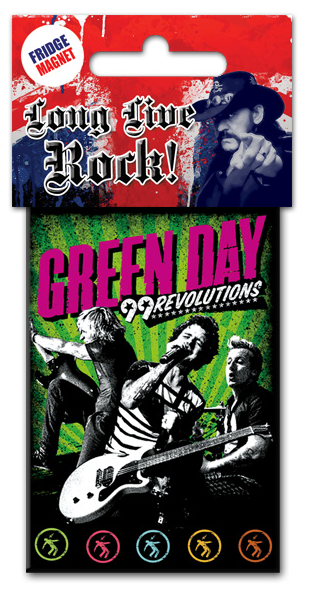 Магнит RockMerch Green Day Revolutions - фото 2 - rockbunker.ru