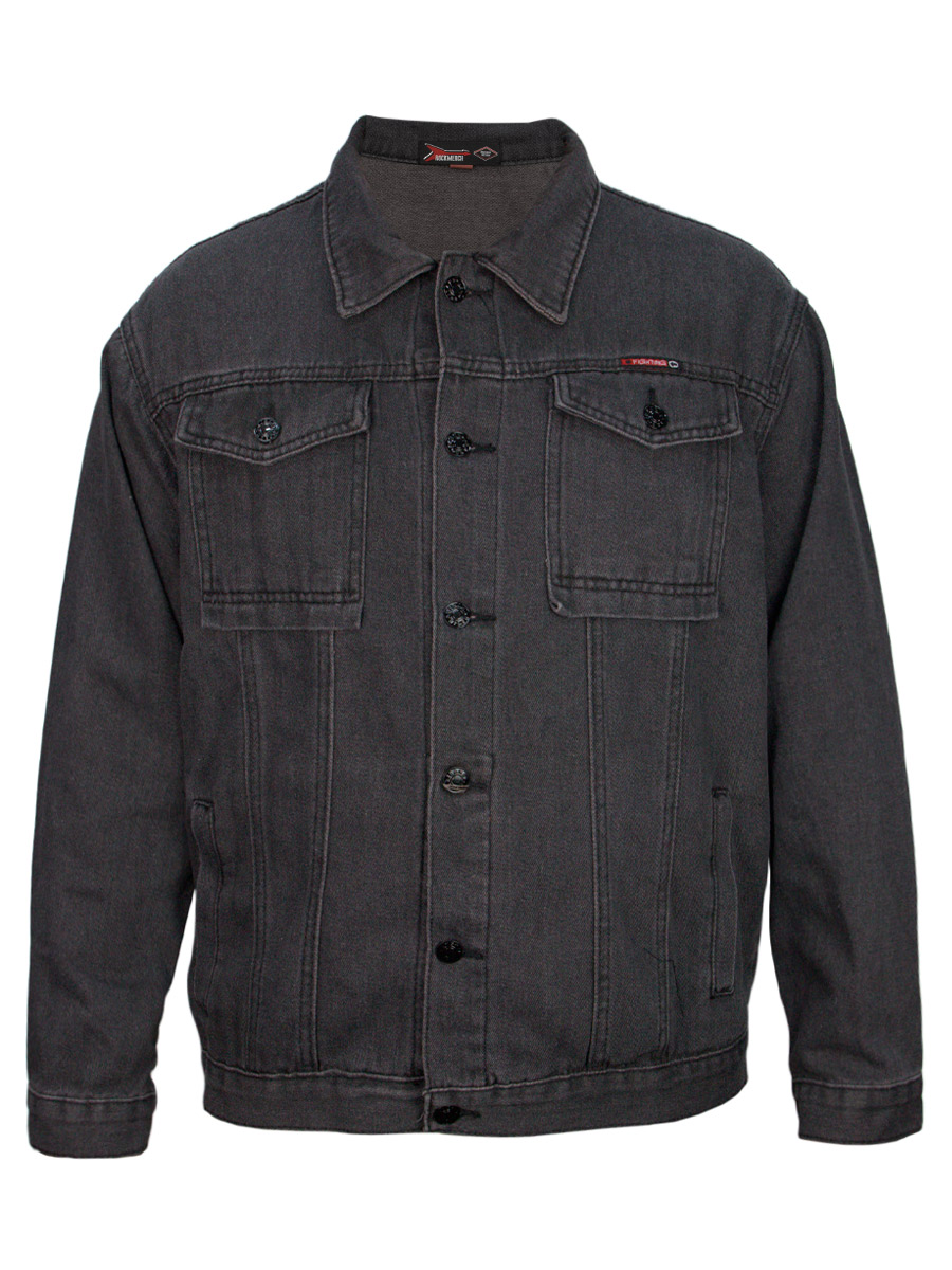 Куртка Джинсовая Серая - фото 1 - rockbunker.ru