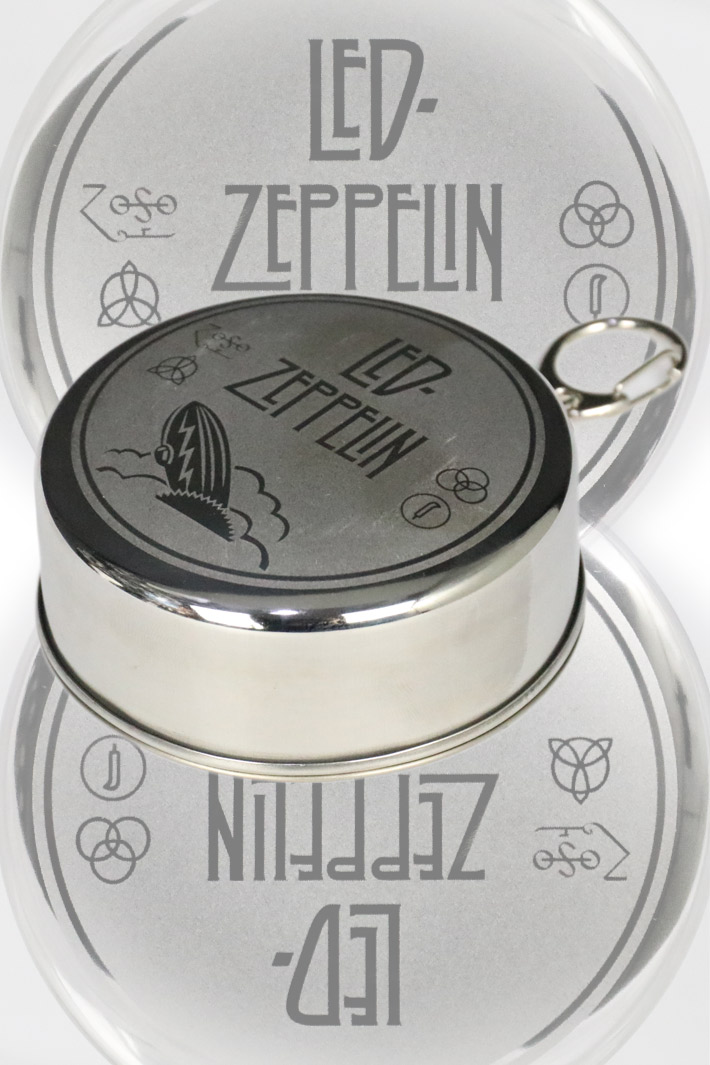 Складной металлический стакан Led Zeppelin - фото 1 - rockbunker.ru