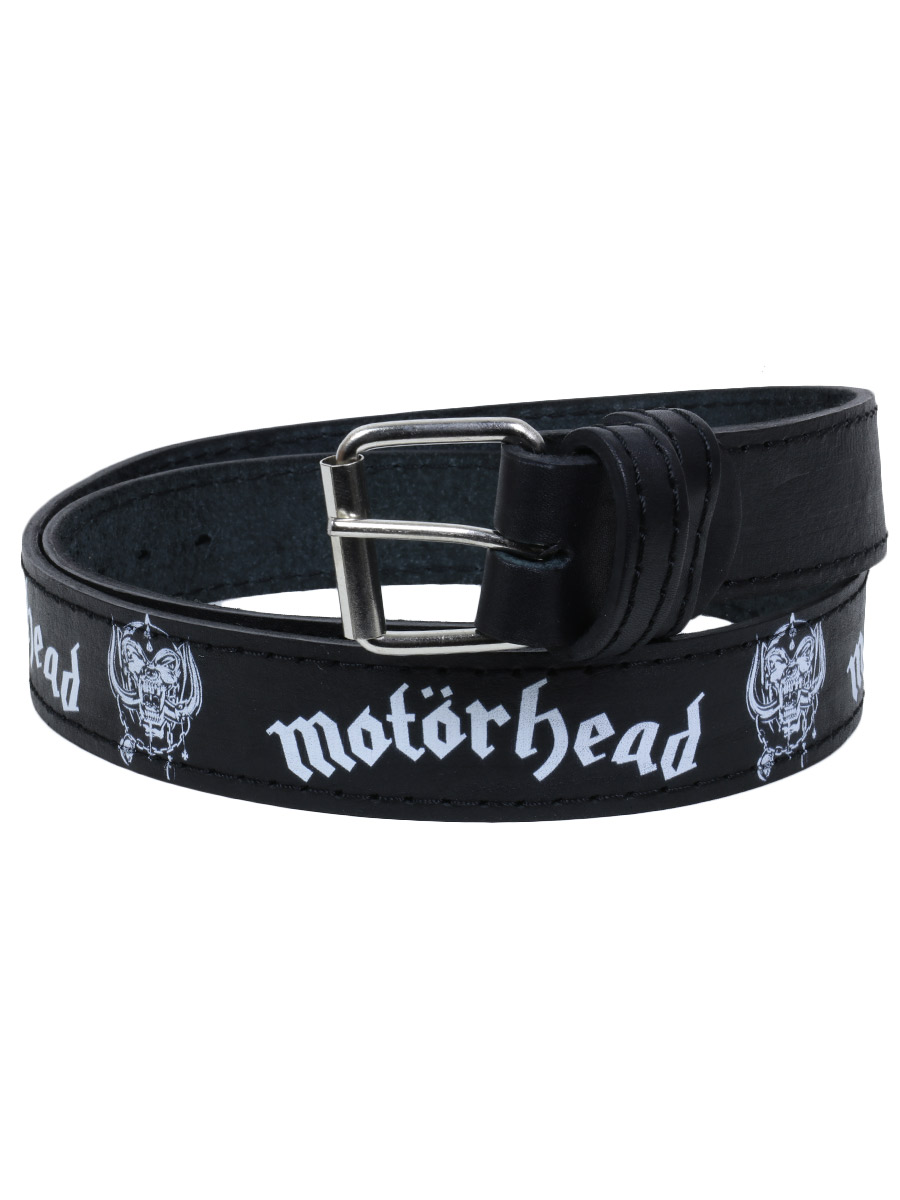 Ремень с аэрографией 35 мм RockMerch Motorhead - фото 1 - rockbunker.ru