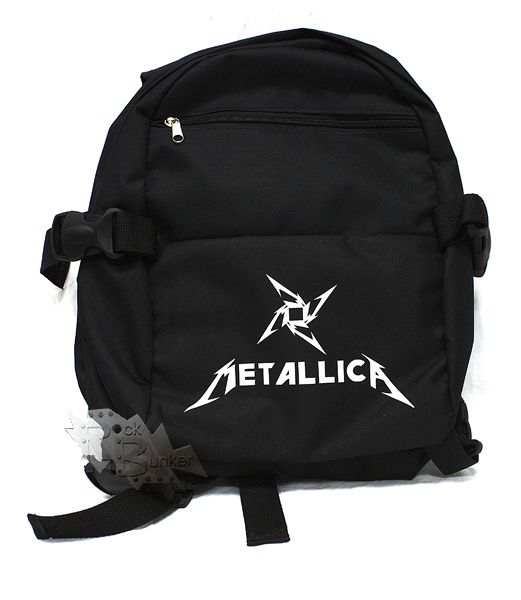 Рюкзак Metallica текстильный - фото 1 - rockbunker.ru