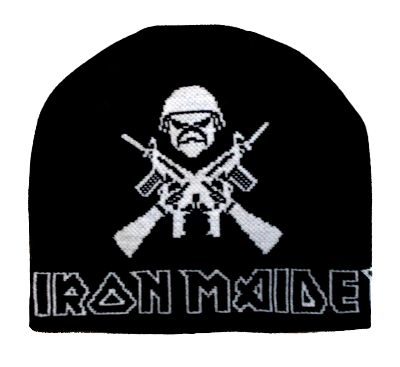 Шапка Iron Maiden - фото 1 - rockbunker.ru