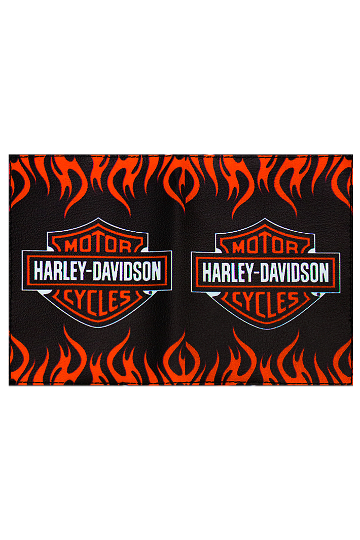 Обложка Harley Davidson для паспорта - фото 1 - rockbunker.ru
