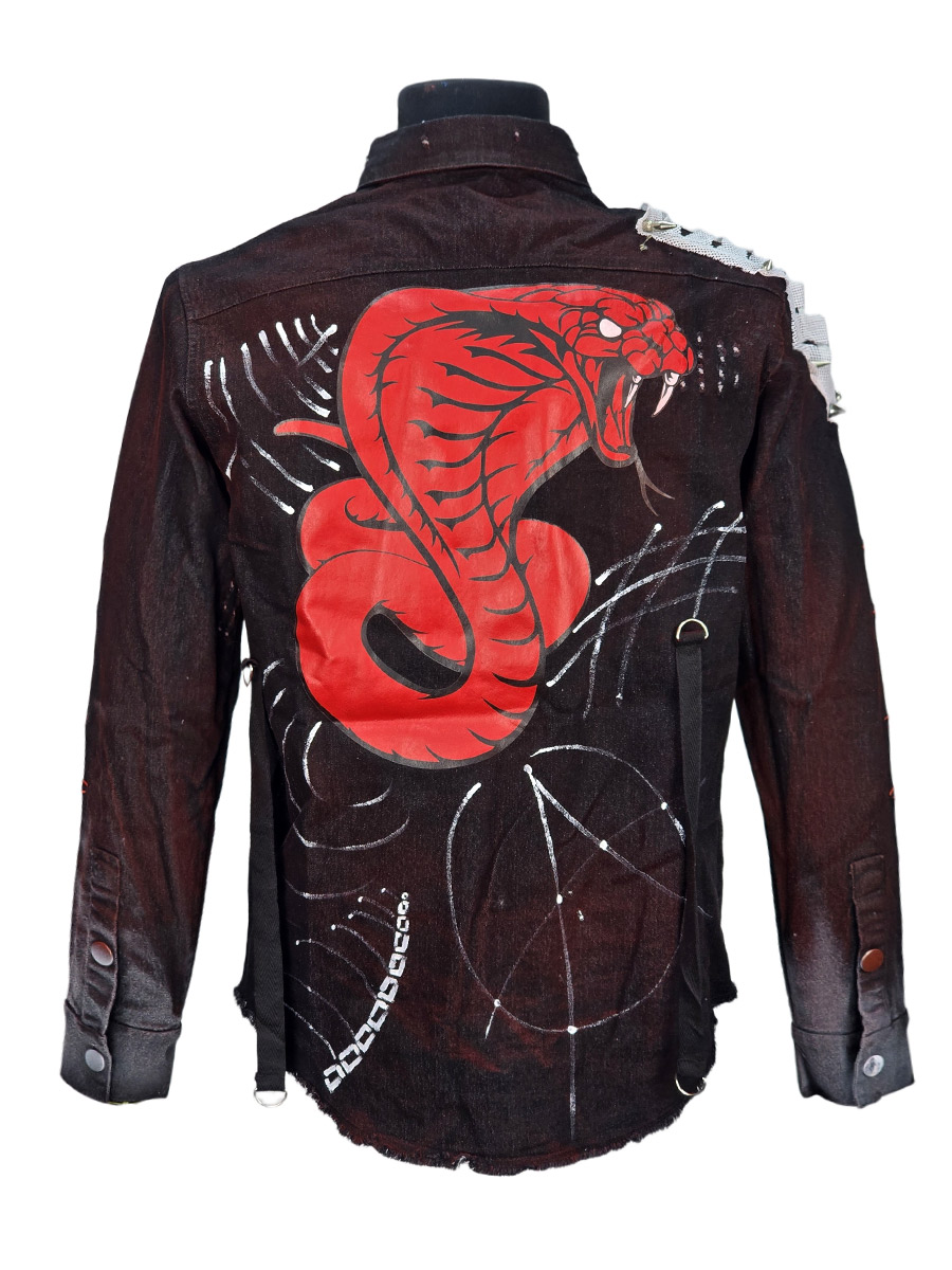 Джинсовка кастомная Exploited - фото 2 - rockbunker.ru