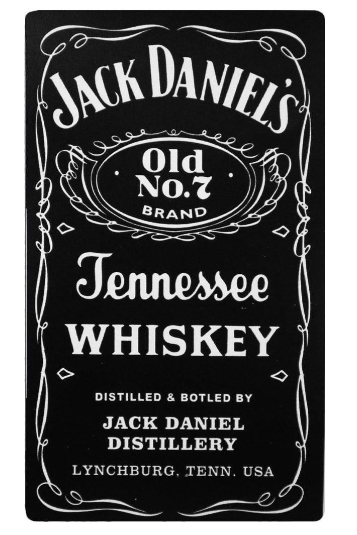 Наклейка-стикер Rock Merch Jack Daniels - фото 1 - rockbunker.ru