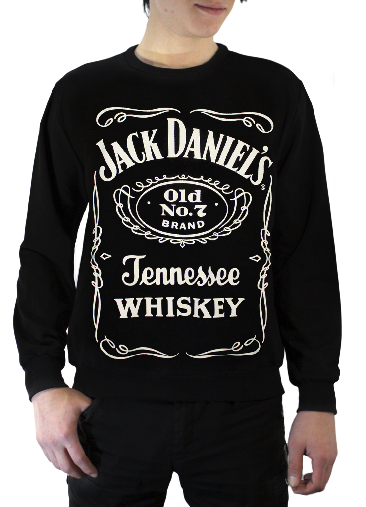 Свитшот RockMerch Jack Daniels мужской - фото 1 - rockbunker.ru