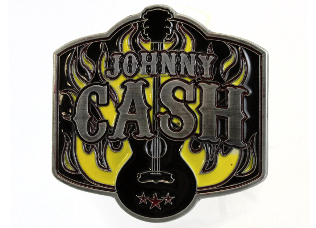 Пряжка Johnny Cash - фото 1 - rockbunker.ru