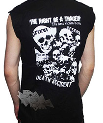 Рубашка Death Accident без рукавов - фото 2 - rockbunker.ru
