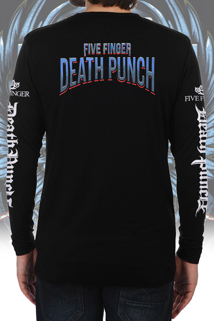 Лонгслив Hot Rock Five Finger Death Punch - фото 2 - rockbunker.ru