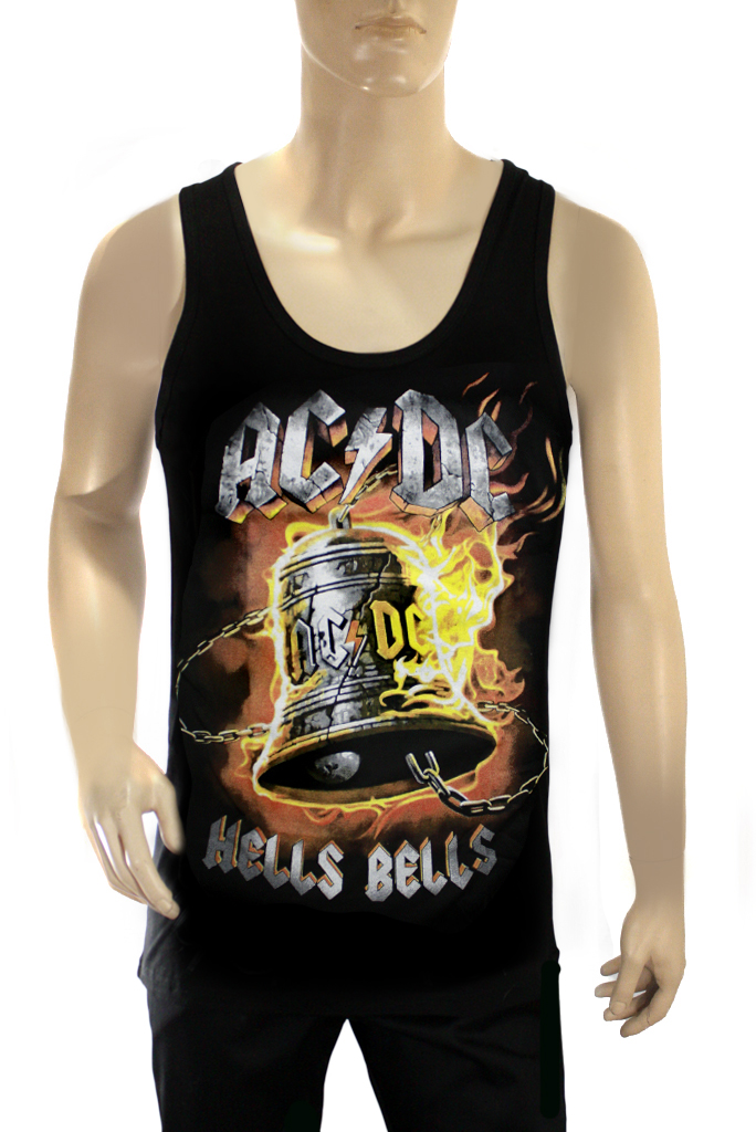 Майка AC DC Hells Bells - фото 1 - rockbunker.ru