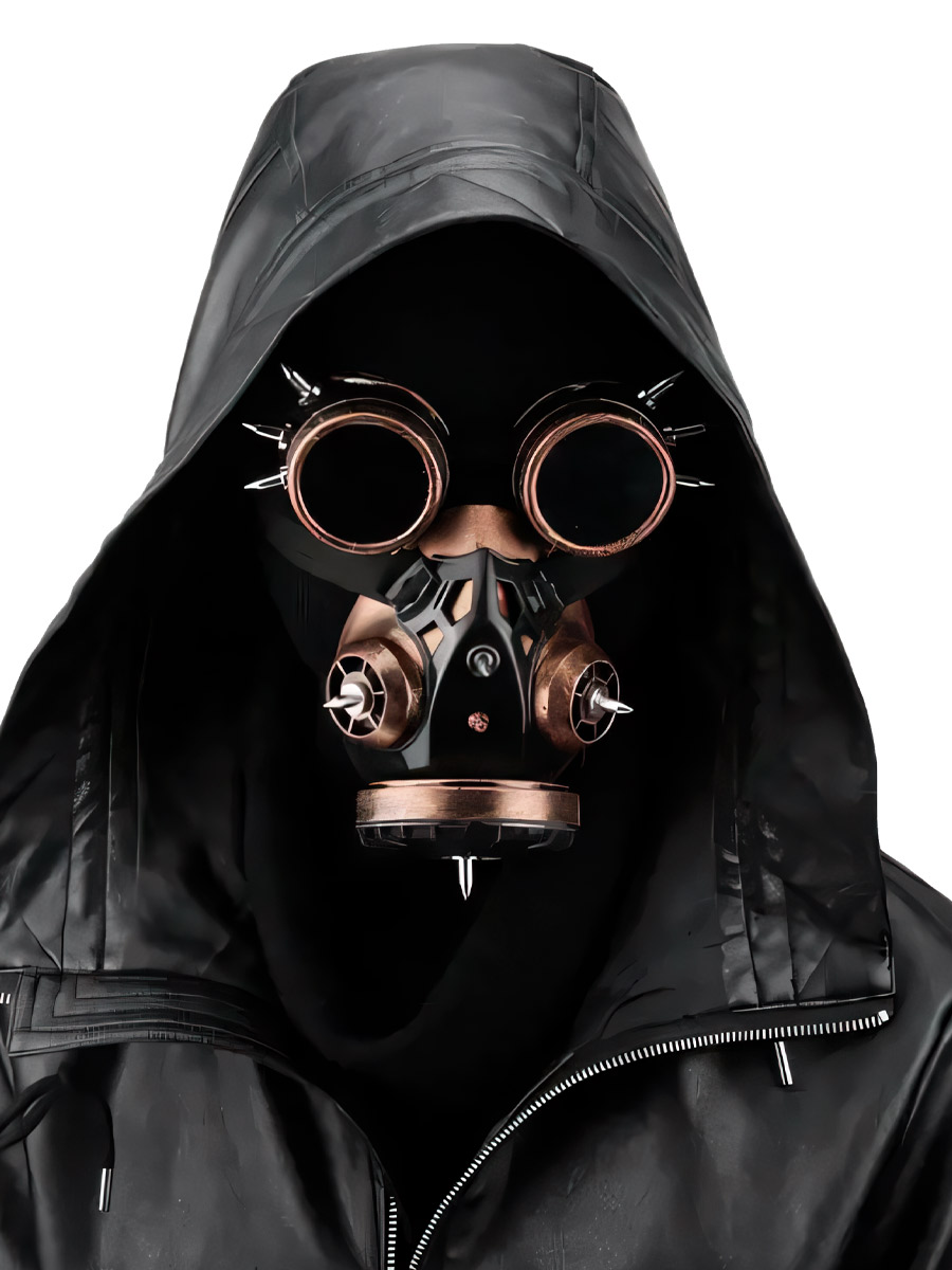 Респиратор с Очками. Набор Бронзовый - фото 1 - rockbunker.ru