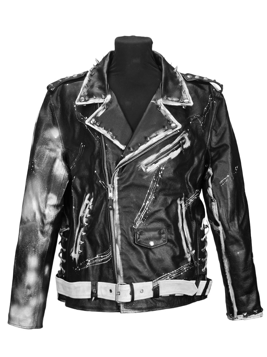 Кастомная косуха кожаная American Badlanos - фото 1 - rockbunker.ru