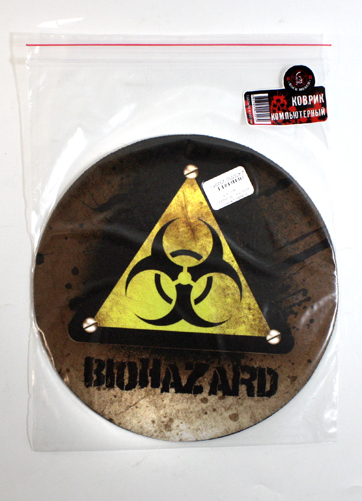 Коврик для мыши RockMerch Biohazard - фото 2 - rockbunker.ru