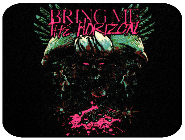 Коврик для мыши Bring Me the Horizon - фото 1 - rockbunker.ru