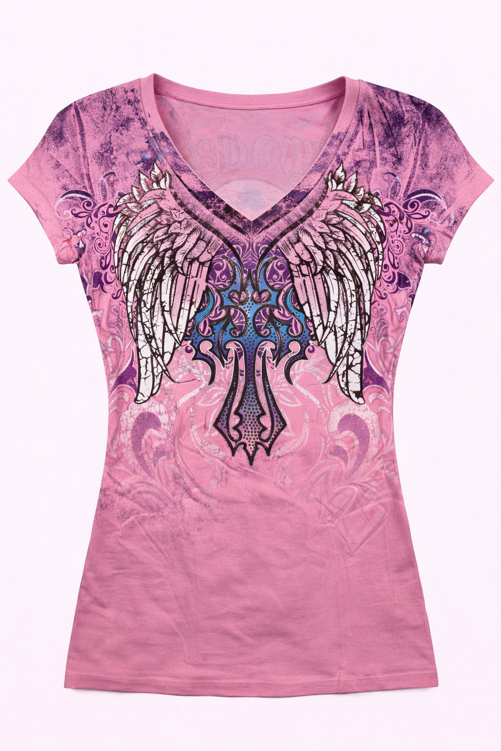 Футболка женская Xzavier AD293PK-SE  Fgelractured Angel - фото 1 - rockbunker.ru