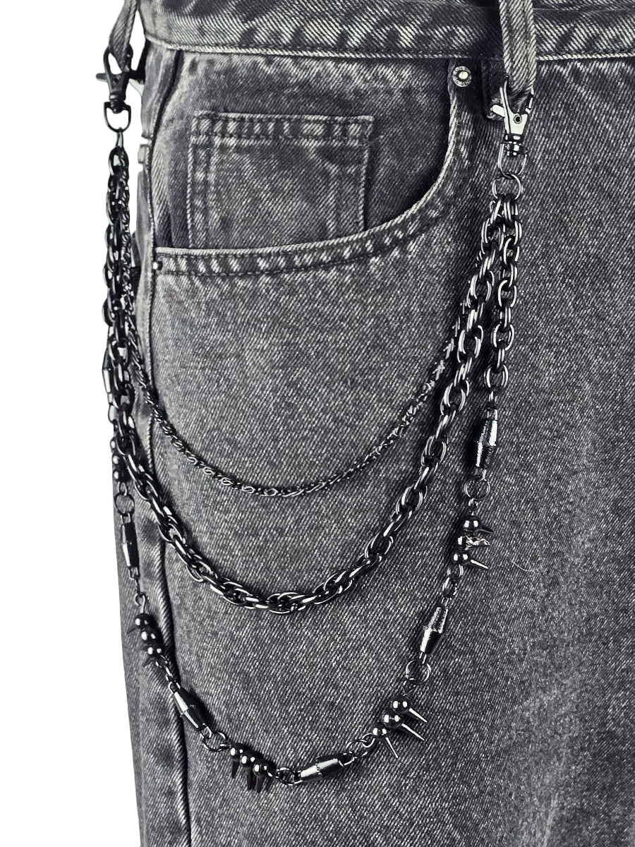 Цепь декоративная тройная  - фото 1 - rockbunker.ru