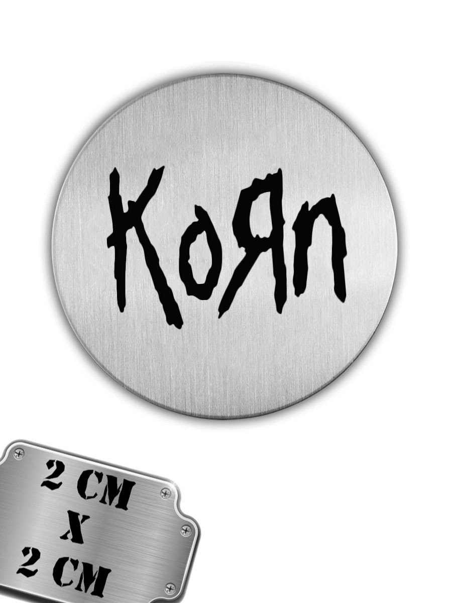 Значок-пин Korn - фото 1 - rockbunker.ru