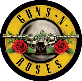 Кожаная нашивка Guns N Roses - фото 1 - rockbunker.ru