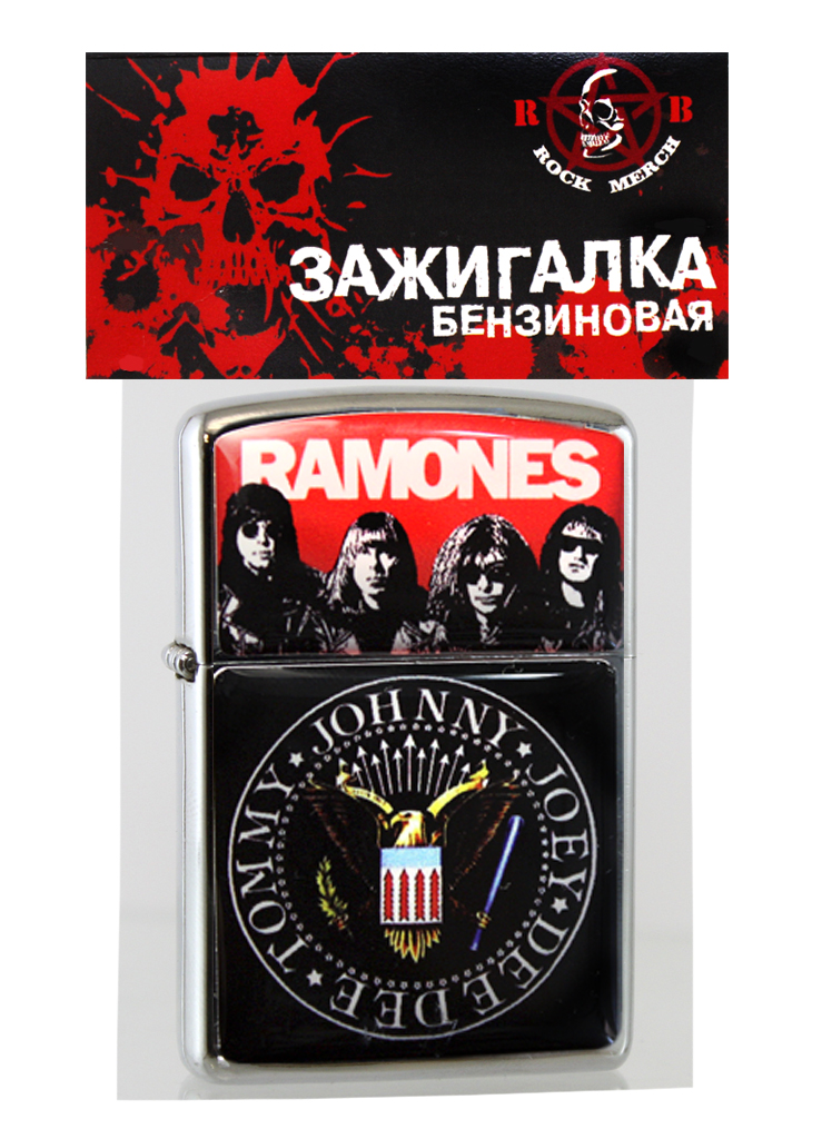 Зажигалка RockMerch Ramones Colours - фото 3 - rockbunker.ru