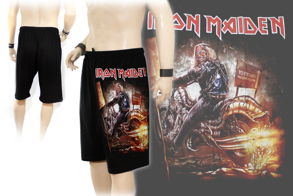 Шорты Iron Maiden - фото 2 - rockbunker.ru