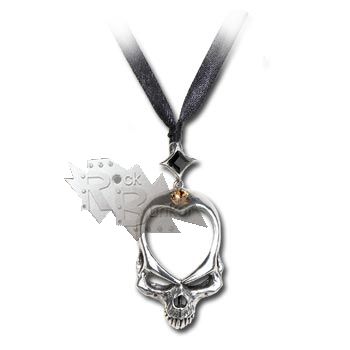 Кулон Alchemy Gothic P462 Head Rules The Heart - фото 1 - rockbunker.ru