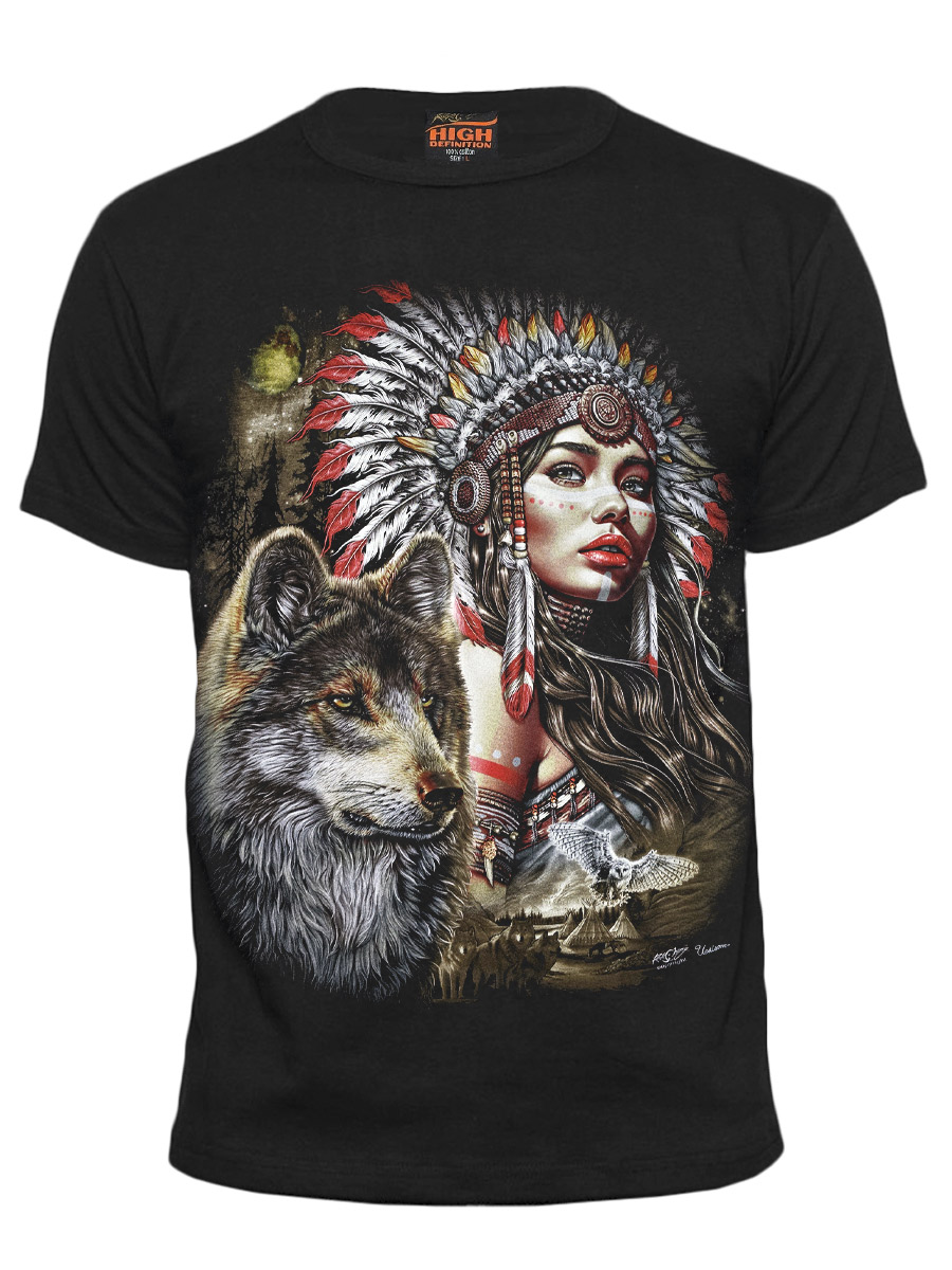Футболка Rock Chang Native Wolf - фото 1 - rockbunker.ru