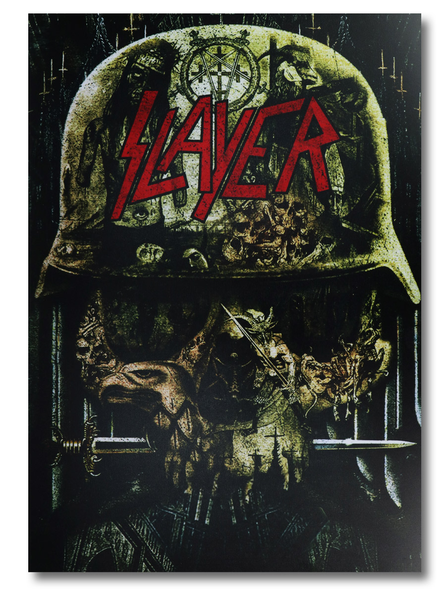 Плакат пластиковый Slayer - фото 1 - rockbunker.ru