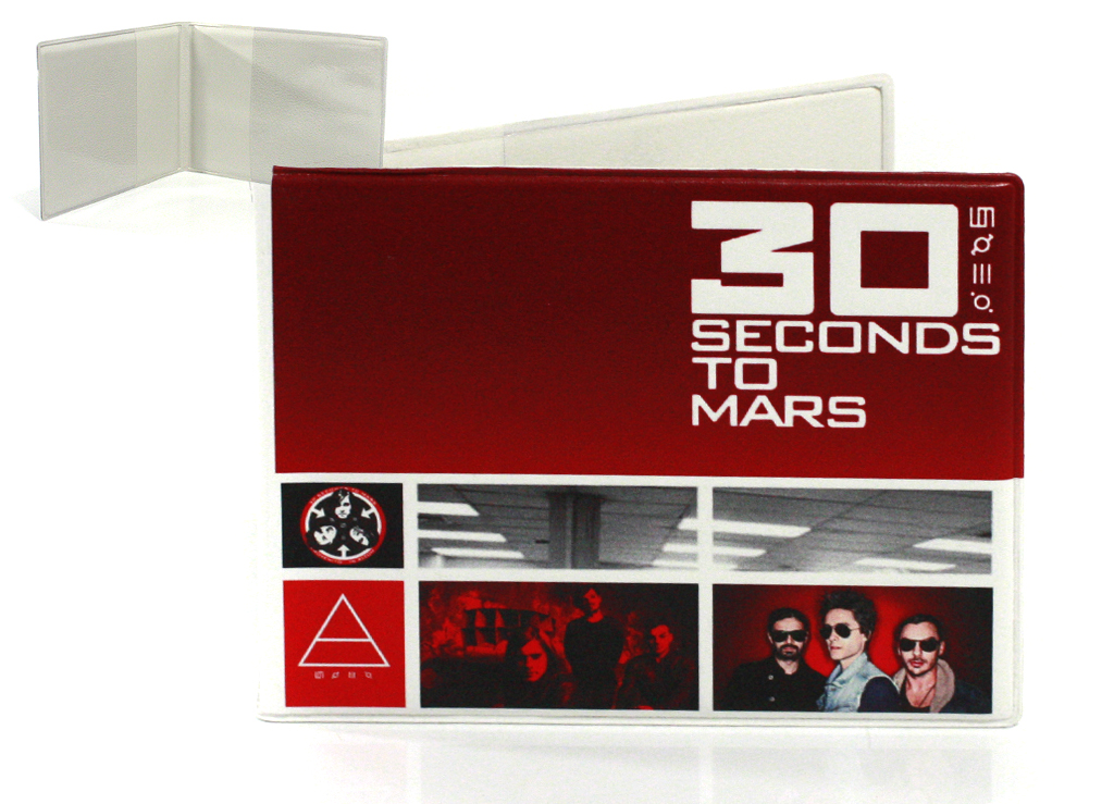 Обложка RockMerch 30 Seconds to Mars для студенческого билета - фото 1 - rockbunker.ru