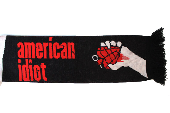 Шарф зимний Green Day American Idiot - фото 2 - rockbunker.ru