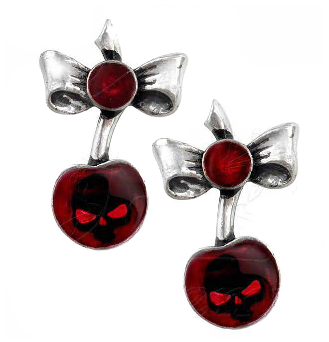 Серьги Alchemy Gothic ULFE20 Black Cherry - фото 1 - rockbunker.ru