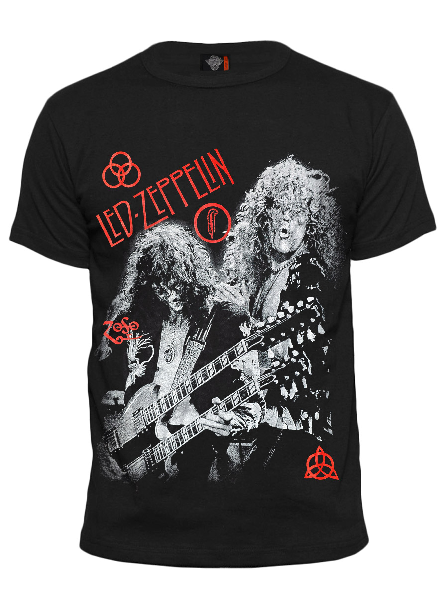  Футболка Hot Rock Led Zeppelin - фото 1 - rockbunker.ru