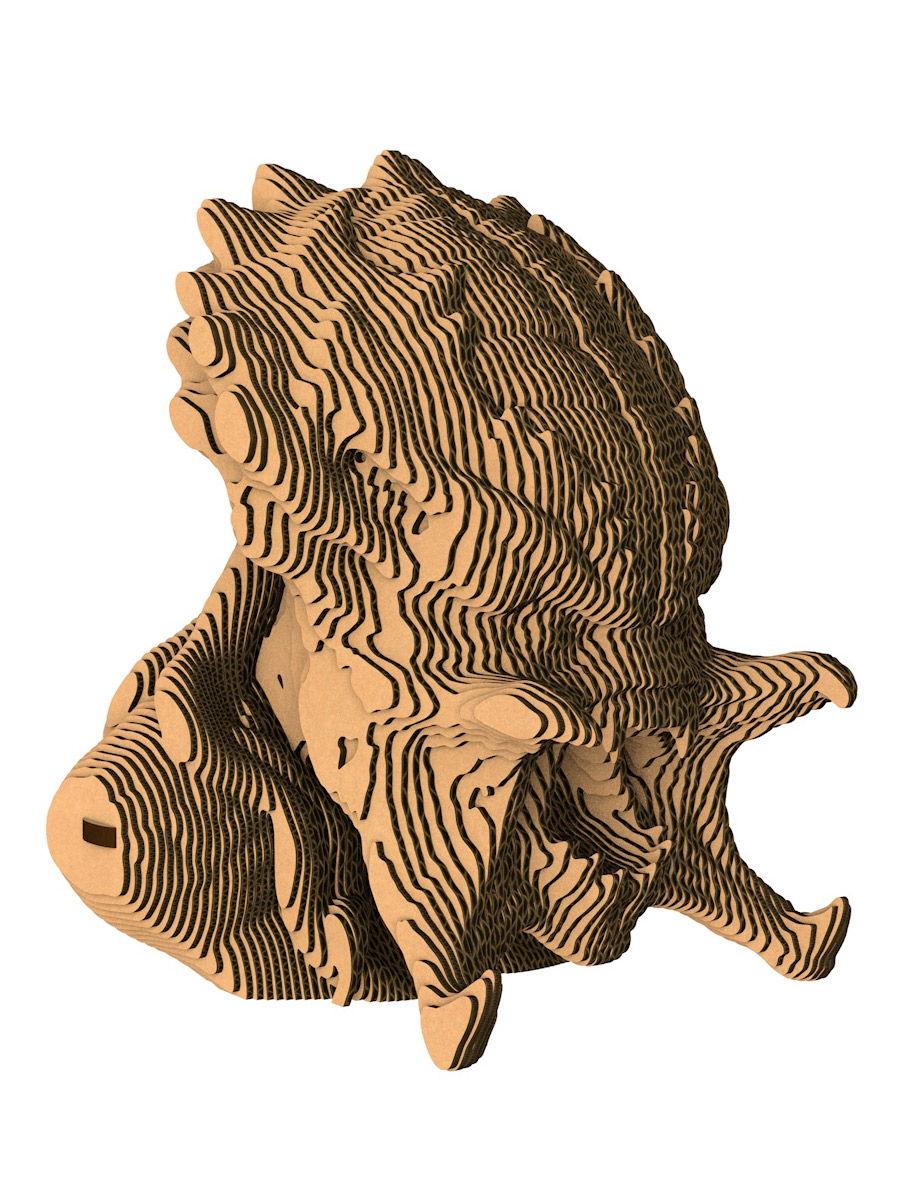 Картонный 3D конструктор Хищник - фото 1 - rockbunker.ru