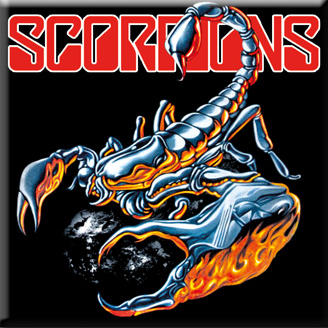 Магнит RockMerch Scorpions - фото 1 - rockbunker.ru