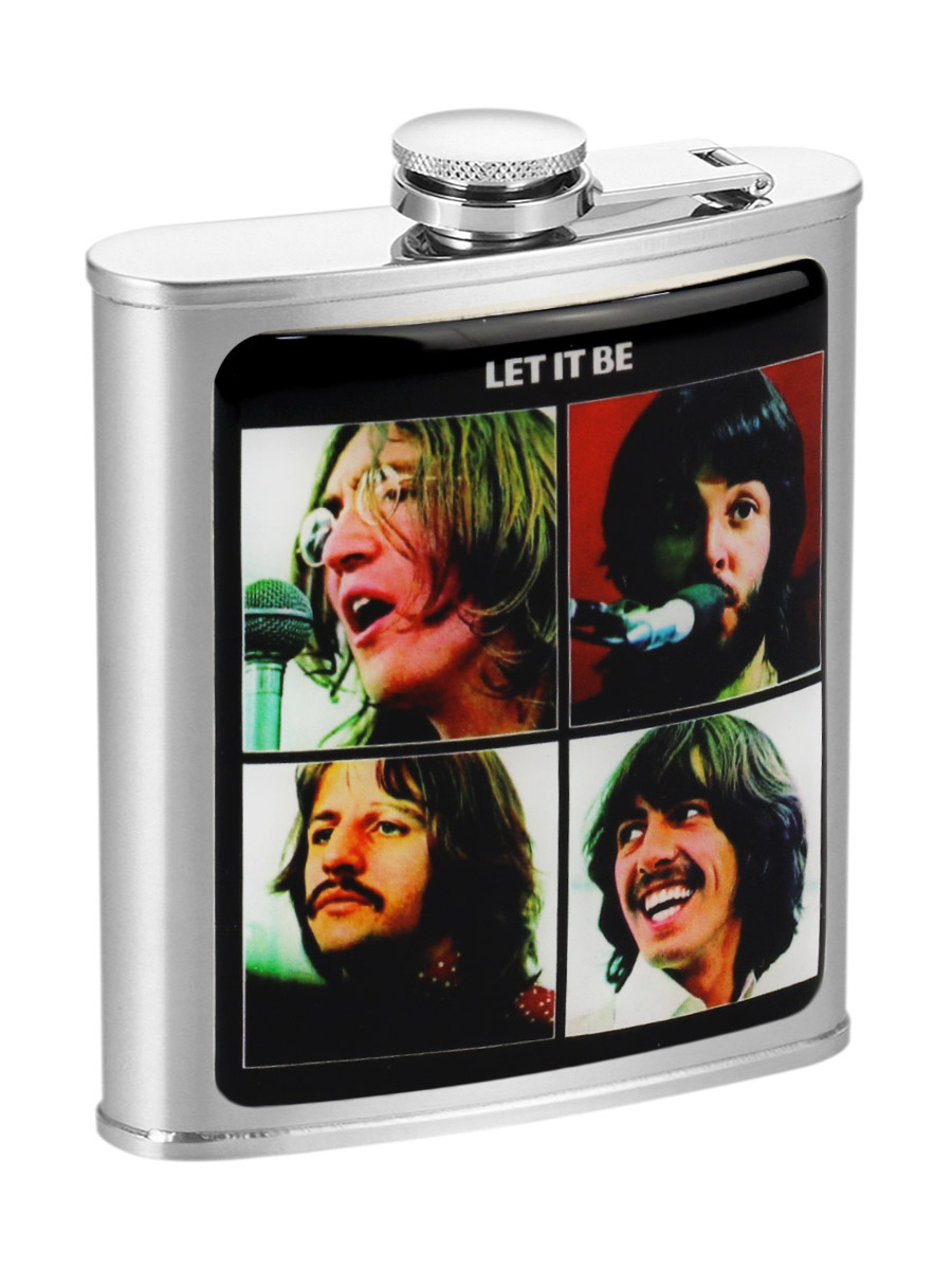 Фляга RockMerch The Beatles Let it be - фото 1 - rockbunker.ru