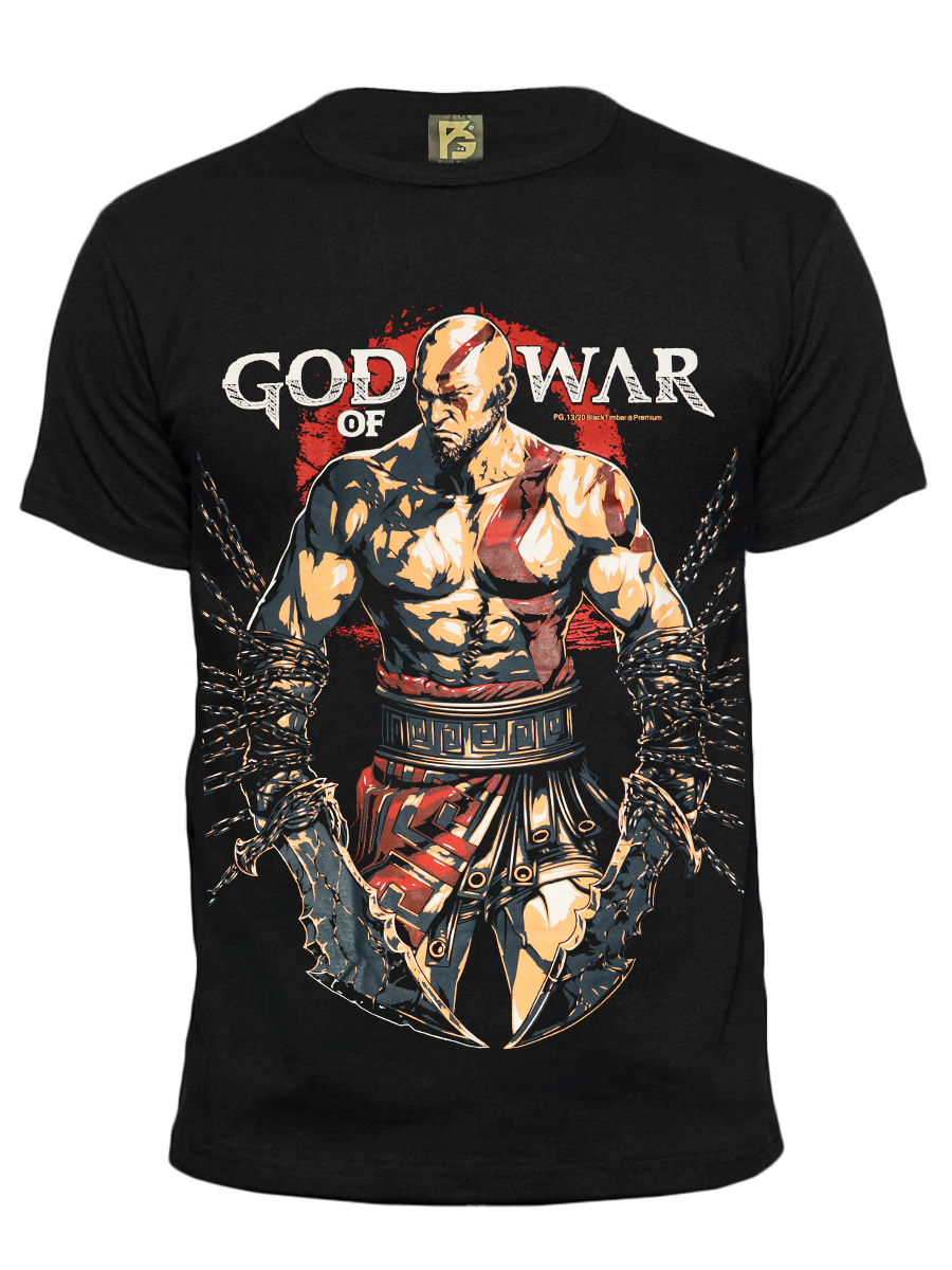 Футболка Black Timber God of War - фото 1 - rockbunker.ru