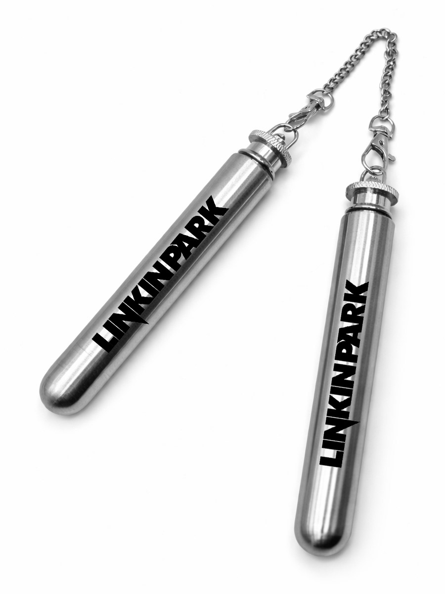 Фляги-нунчаки с гравировкой Linkin Park - фото 1 - rockbunker.ru