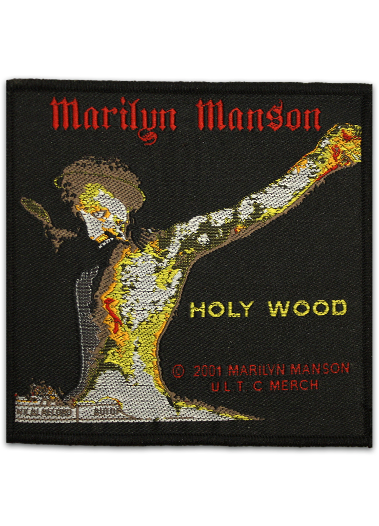 Нашивка Marilyn Manson Holy Wood - фото 1 - rockbunker.ru