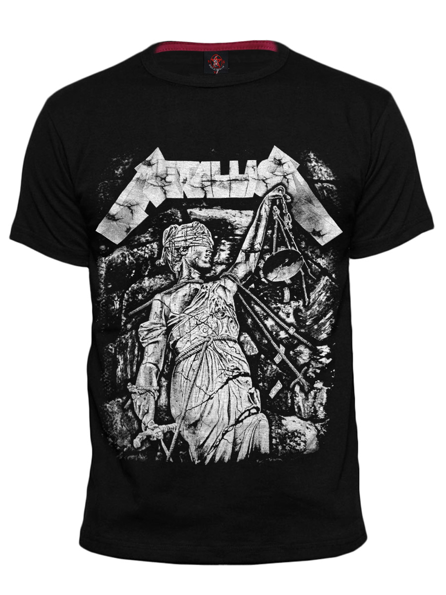 Футболка RockMerch Metallica And Justice For All - фото 1 - rockbunker.ru