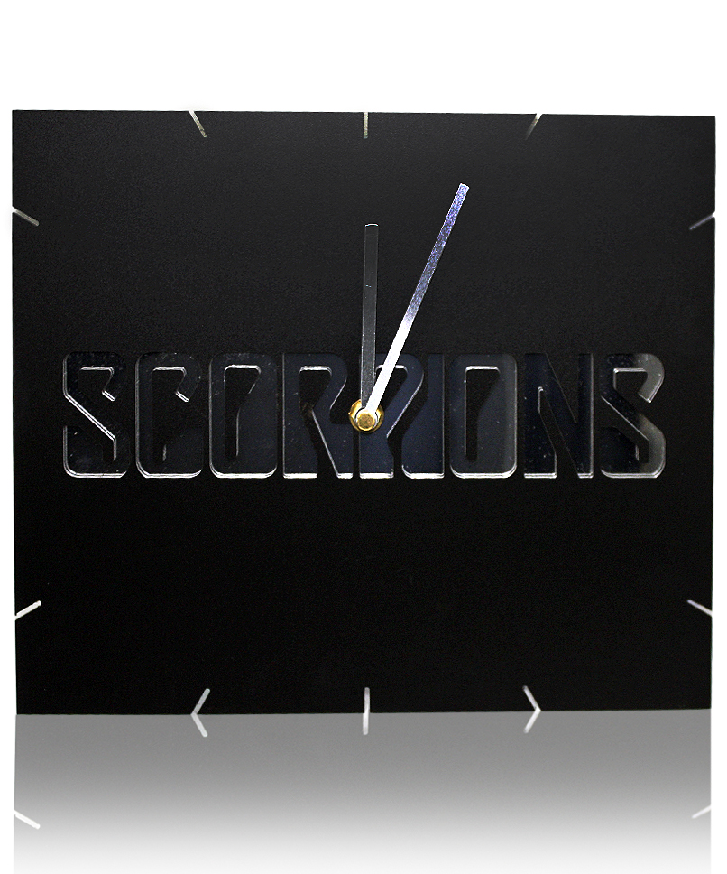 Часы настенные Scorpions - фото 1 - rockbunker.ru