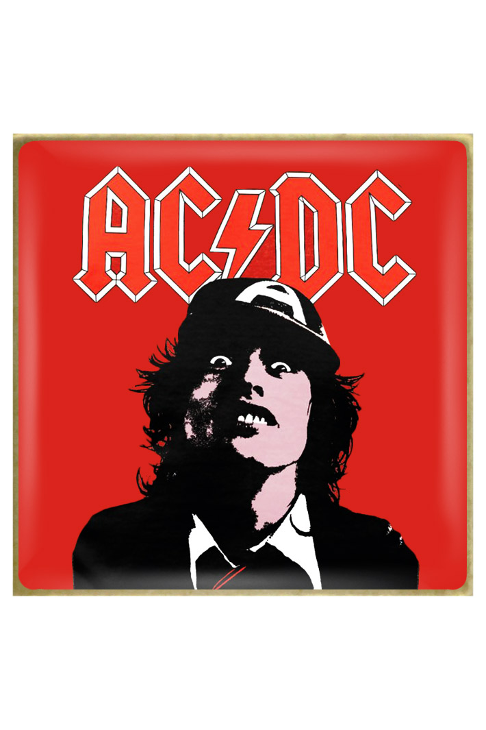 Значок RockMerch AC DC Ангус Янг - фото 1 - rockbunker.ru