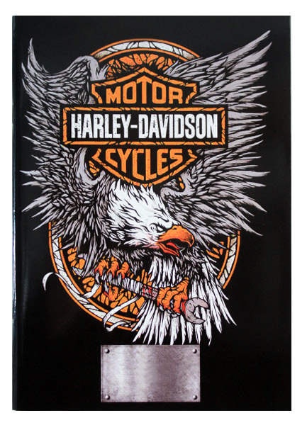 Тетрадь RockMerch Harley-Davidson с Орлом - фото 1 - rockbunker.ru