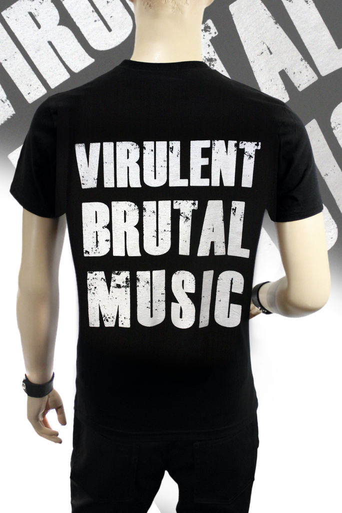 Футболка Virulency Virulent brutal music - фото 2 - rockbunker.ru